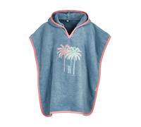PLAYSHOES Peignoir 'Palmen' bleu-gris / menthe / framboise / blanc, Taille 146-152