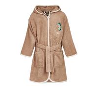 PLAYSHOES Peignoir 'Wildtiere' beige / noisette / vert, Taille 86-92