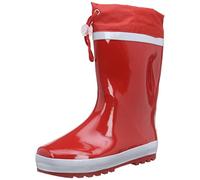 Playshoes Pluie Basic, Bottes en Caoutchouc Naturel avec Doublure Chaude Mixte Enfant - Rouge (rot 8) - 24/25 EU