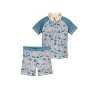 PLAYSHOES Protection UV bleu fumé / bleu denim / orange foncé / lie de vin, Taille 74-80