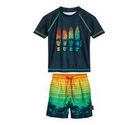 Playshoes Zweiteiler Ensemble de Maillot dermoprotecteur, Indigo, 86-92 Garçon