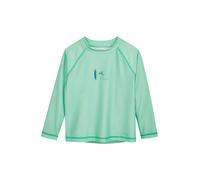 PLAYSHOES Protection UV 'Surfbrett Palme' marine / vert clair, Taille 134-140