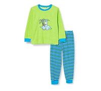 Playshoes Pyjama Deux pièces en éponge Ensemble, Dinosaure, 116 Mixte Enfant