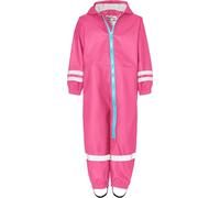 Playshoes Regen-Overall Pantalon De Pluie, Rose (Pink 18), 98 Fille