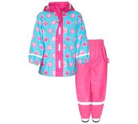 Playshoes Regen-Set Regenhose Combinaison de Pluie, Taille Chouette, 104 (Lot de 2) Mixte Enfant