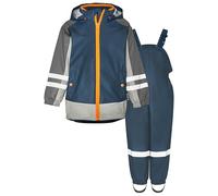 Playshoes Regenanzug Combinaison de Pluie, Marine 3 en 1, 98 (Lot de 2) Mixte Enfant