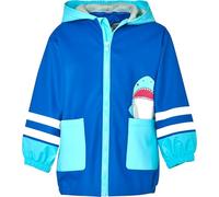 Playshoes Regenjacke Hai Impermable, Bleu, Taille 128 Mixte Enfant