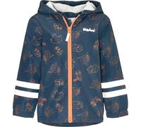 Playshoes Regenjacke Veste d'extérieur, Animaux de la forêt Marine, 110 Mixte Enfant