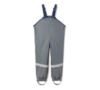Playshoes Pantalon Boue, Salopette de Pluie, Doublure Polaire Coupe-Vent et imperméable, Gris foncé, 98 Mixte Enfant