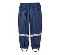 Playshoes Salopette de Pluie Unisexe pour Enfant avec Doublure Polaire Coupe-Vent et imperméable, Pantalon Marine, 140