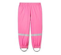 Playshoes Salopette de Pluie Unisexe pour Enfant avec Doublure Polaire Coupe-Vent et imperméable, Pantalon Rose, 92
