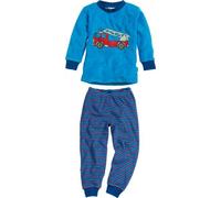Playshoes Schlaf-Anzug Frotteefeuerwehr,Bleu (411503_900) Original110
