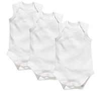 Playshoes Schnizler Body Ohne Arm 3er Pack uni, Blanc (Weiß 1), 86 (Taille fabricant: 86/92) Mixte bébé