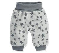 Playshoes Schnizler Pumphose Fleece Sterne mit Strickbund Pantalon, Gris (Grau 33), 56 Mixte Enfant