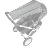 Playshoes Serviette de soleil protection UV poussette gris Gris G