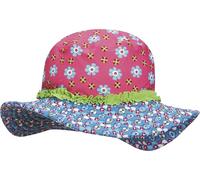 Playshoes Sonnenhut, Bademütze Blumen Mit UV-Schutz, Bonnet Fille, Multicolore (Original 900), 55 (Taille Fabricant: 55cm)
