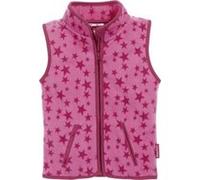 Playshoes Fleece-Weste Sterne Veste sans Manche, Rose (Pink 18), 116 Fille