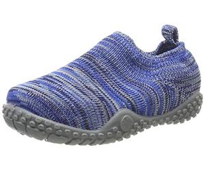 Playshoes Strick, Chaussons Bas mixte enfant, Bleu (Blau 7), 24/25 EU