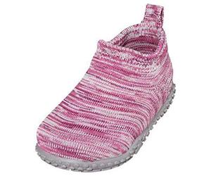 Playshoes Strick, Chaussons Bas mixte enfant, Rose (Pink 18), 26/27 EU