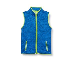 Playshoes Strickfleece-Weste Veste Sans Manche Mixte enfant Bleu (Blau 7) 128