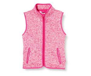 Playshoes Strickfleece-Weste Veste Sans Manche Mixte enfant Rose (Pink 18) 98