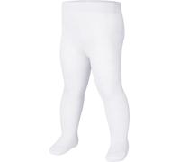 Playshoes Strumpfhose uni Collants Mixte enfant Blanc 98-104