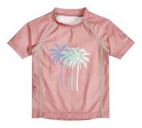 Playshoes T-shirt anti-UV 1/2 manches palmiers corail - fille - Gr. 86/92
