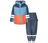 Playshoes Unisexe Enfant Doublé Combinaison de boue 3-in-1 Orange Marine Ceinture 98