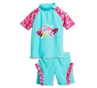 Playshoes UV-Schutz Bade-Set Flamingo Ensemble de Bain, Turquoise (Türkis 15), 122 (Taille fabricant: 122/128) Fille