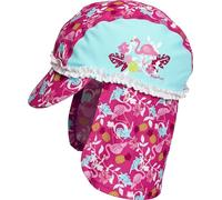 Playshoes UV-Schutz Mütze Flamingo Bonnet, Turquoise (Türkis 15), Medium (Taille fabricant: 51) Fille