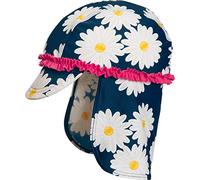 Playshoes Uv-schutz Bademütze, Badekappe Margerite, Bonnet Fille, Bleu (Marine 11), X-Large (Taille fabricant: 55)