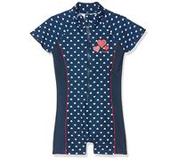 Playshoes UV-Schutz Einteiler Herzchen Maillot Une pièce, Bleu (Marine 11), 98/104 Fille