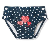 Playshoes UV-Schutz Windelhose Herzen zum Knöpfen Couche Culotte De Bain, Bleu (Marine 11), 86/92 Bébé Fille