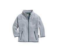 Playshoes Fleece-Jacke Jacket, Gris mélangé (37), 128 cm Garçon