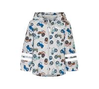 PLAYSHOES Veste fonctionnelle gentiane / gris clair / orange foncé / noir, Taille 110