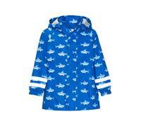 PLAYSHOES Veste fonctionnelle 'HAI ALLOVER' bleu / bleu clair / blanc, Taille 92
