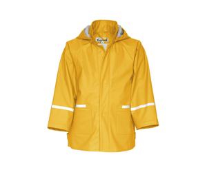 PLAYSHOES Veste fonctionnelle jaune d'or / blanc, Taille 80