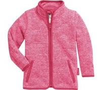 Playshoes Strickfleece-Jacke mit Kontrastnähten, Oeko-tex Standard 100 Blouson, Rose (Pink 18), 116 Fille - 420101-18