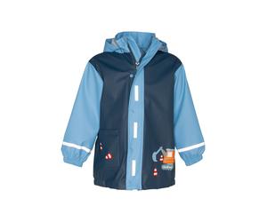 PLAYSHOES Veste mi-saison 'Baustelle' bleu marine / bleu clair / orange / rouge / blanc, Taille 128