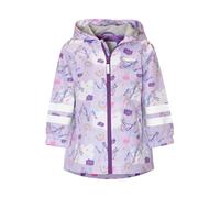 PLAYSHOES Veste outdoor 'EINHORN' azur / violet / lavande / blanc, Taille 80