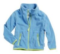 Playshoes Fleece-Jacke Farbig Abgesetzt (420014_23) Aquablau80