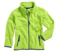 Playshoes Veste en polaire Bleu / Kiwi Taille 140