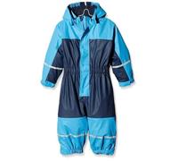 Playshoes Wasserdichter Regen-Overall, Regenanzug mit Fleece-futter, Reflektoren Veste Imperméable, Bleu (Marine 11), 95 (Taille Fa