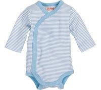 Playshoes Wickelbody Ringel Body Mixte enfant, Bleu (Weiß/Bleu 117), 50
