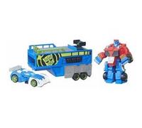 Playskool Heroes Transformers Rescue Bots Optimus Prime Racing Trailer G
