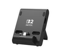 Hori PlayStand portable à double USB pour Nintendo Switch 2 Noir