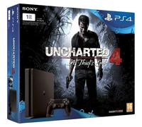 Sony Console PS4 Slim 1 To + Uncharted 4 - Reconditionné - Bon état