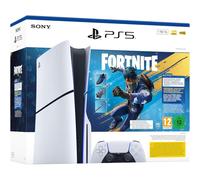 PlayStation 5 Slim Standard avec manette sans fil DualSense - Blanc - Édition limitée Fortnite Chaos fleuri - Version UE