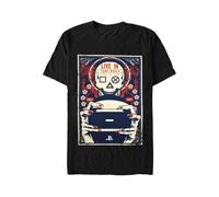 Playstation - Gaming Skull - T-Shirt - Noir - S - 100% Coton,Jersey
