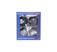 PLAYSTATION GLASS CHRISTMAS ORNAMENTS